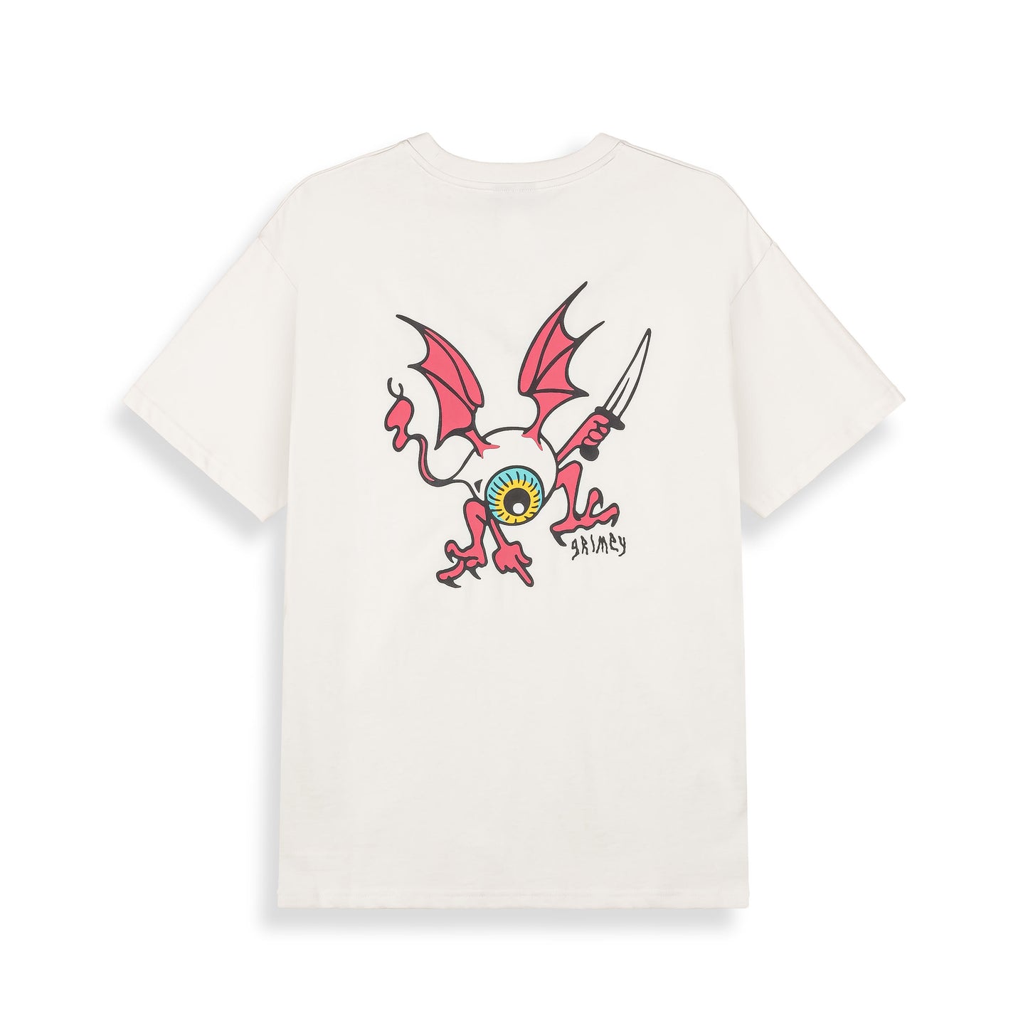 PEACE WITHIN THE WATCHING EYEZ REGULAR TEE OFF WHITE