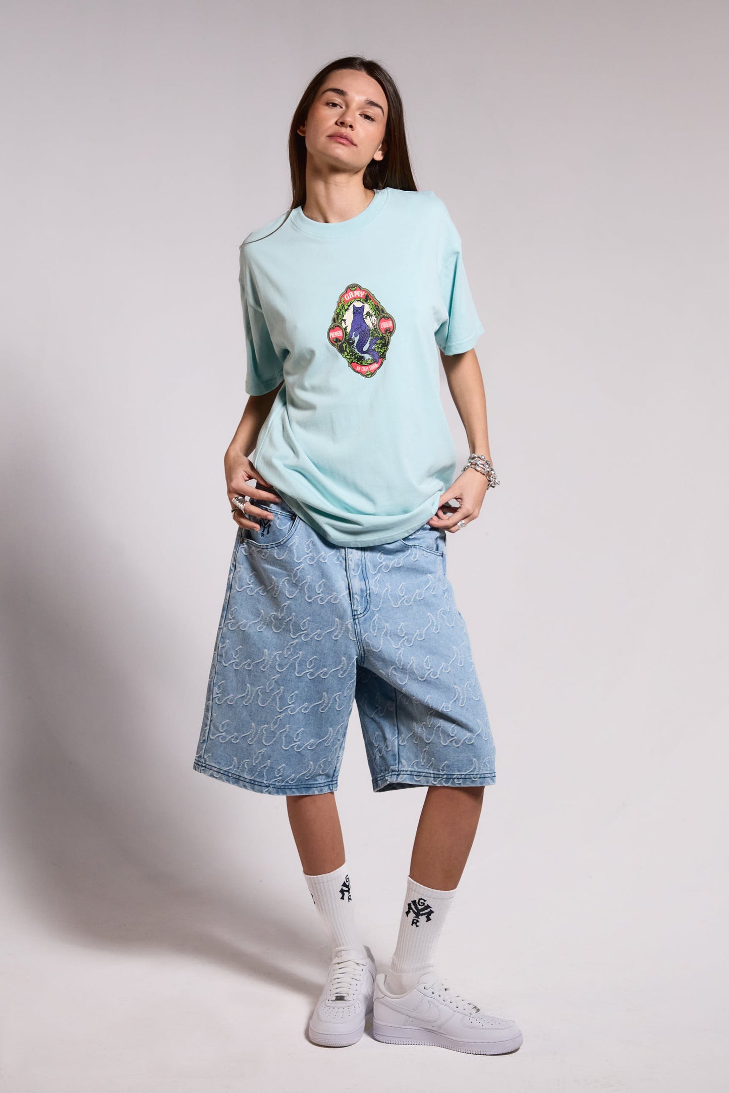 THE PREMIERE LIQUEUR REGULAR TEE LIGHT BLUE