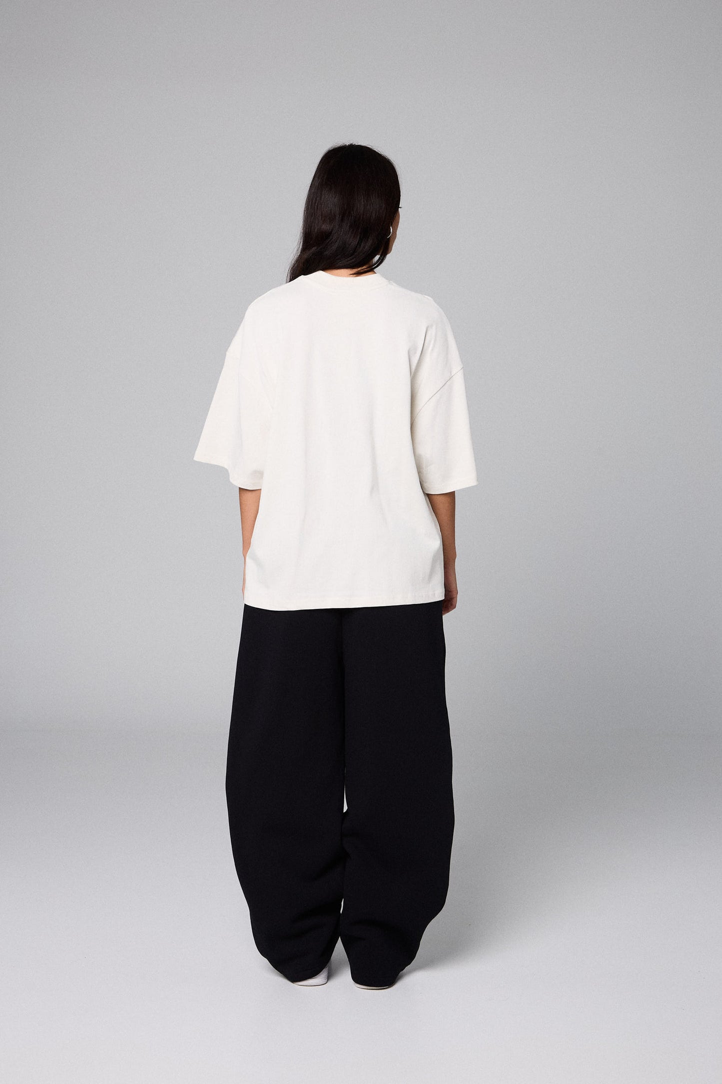 SAMPANS BOXY TEE OFF WHITE