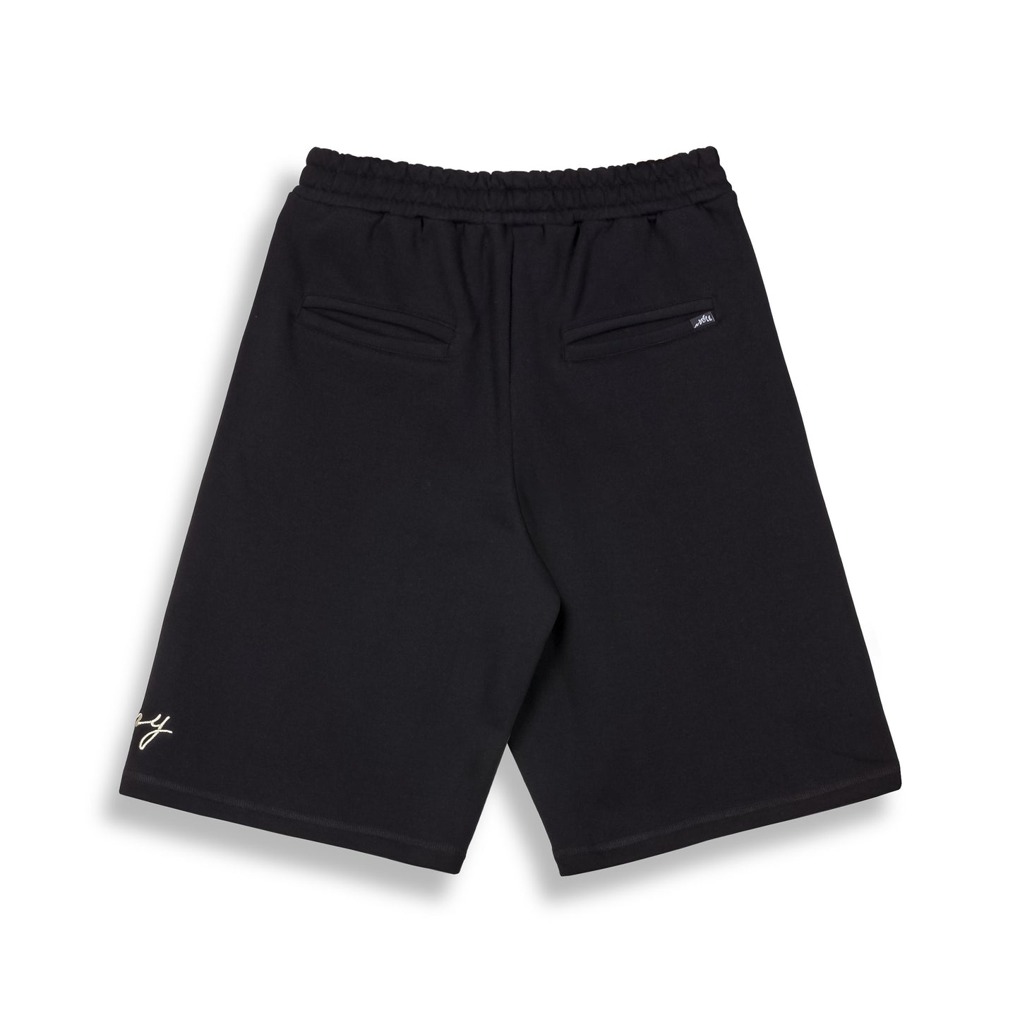 SAVAGE DOMAIN FRENCH TERRY BAGGY SWEATSHORTS BLACK