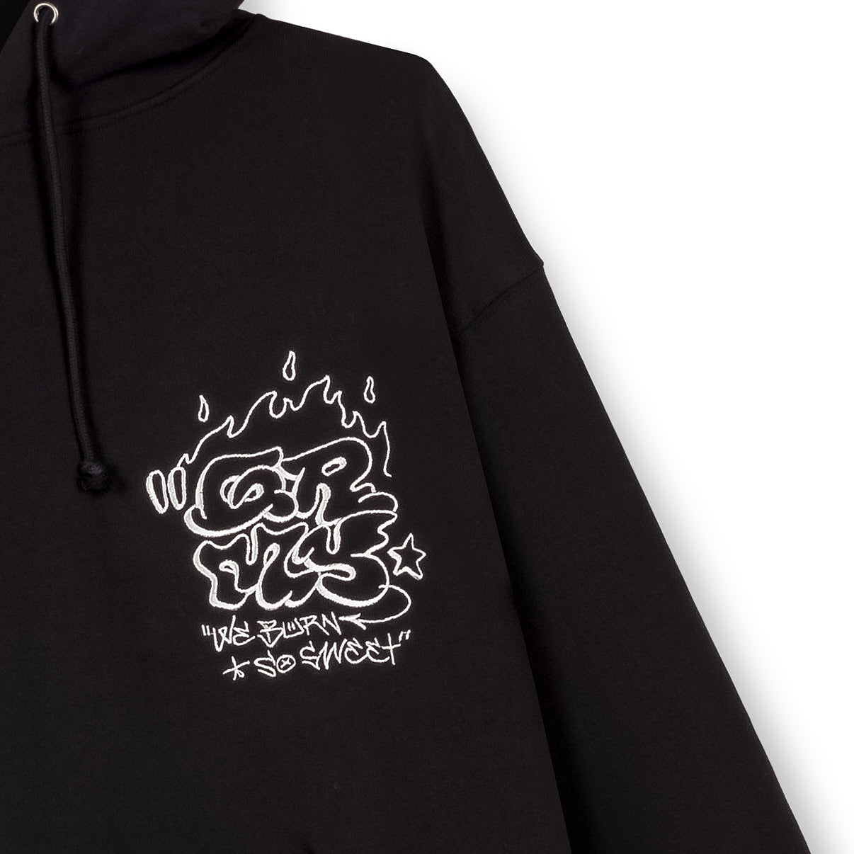 THE SHELTER BOXY HOODIE BLACK