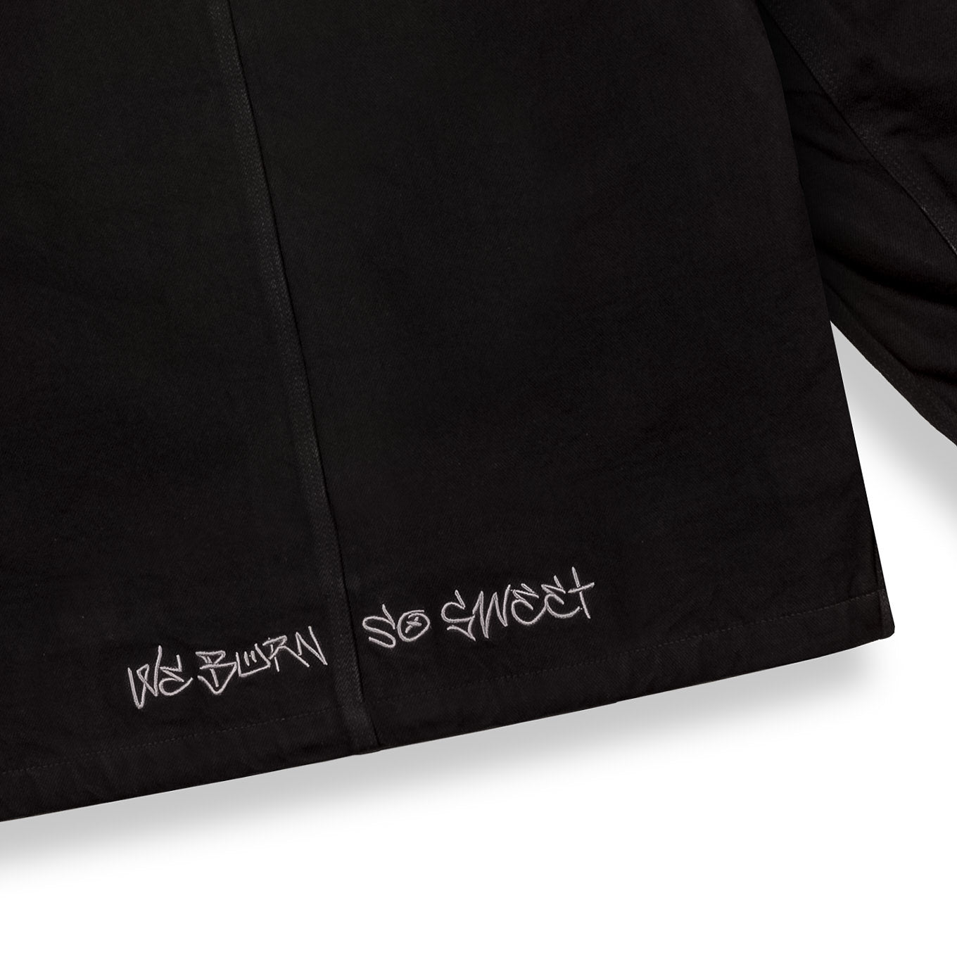 THE SHELTER DENIM COAT BLACK