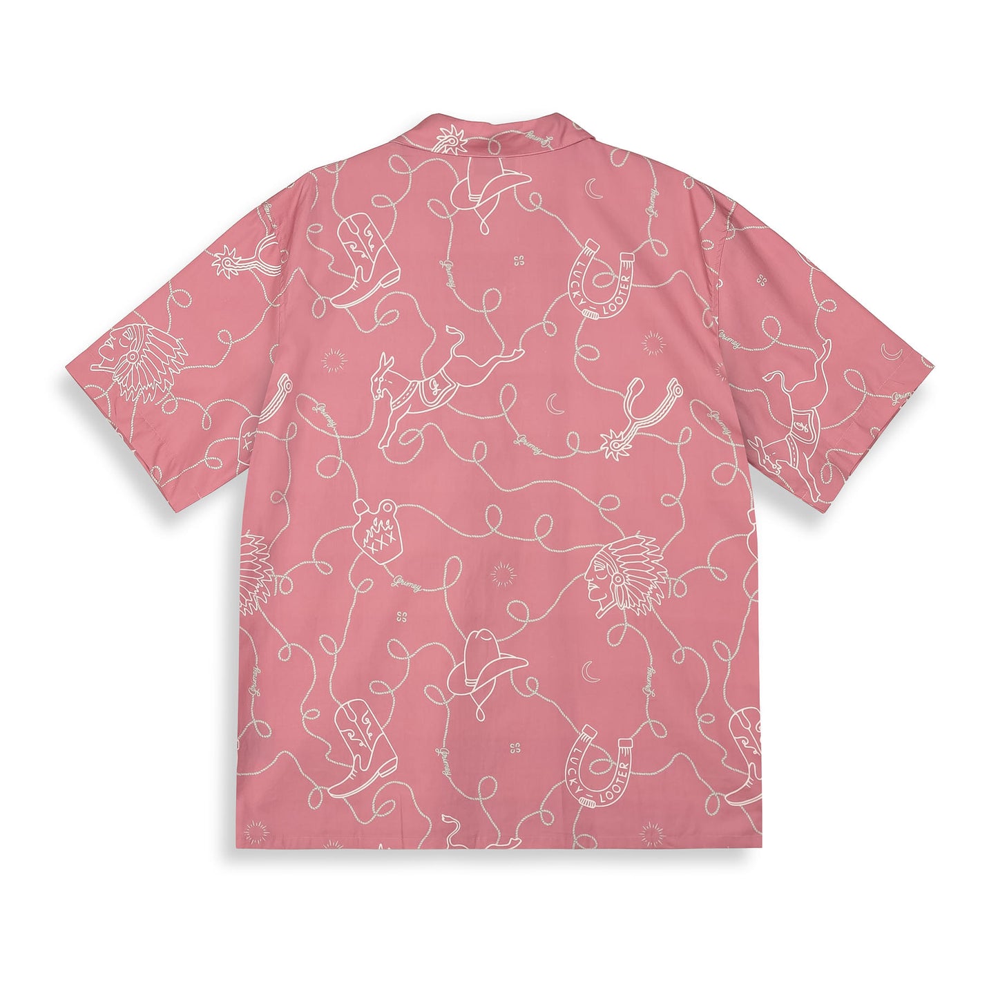 LONE HAND BUTTON UP SHIRT BRICK