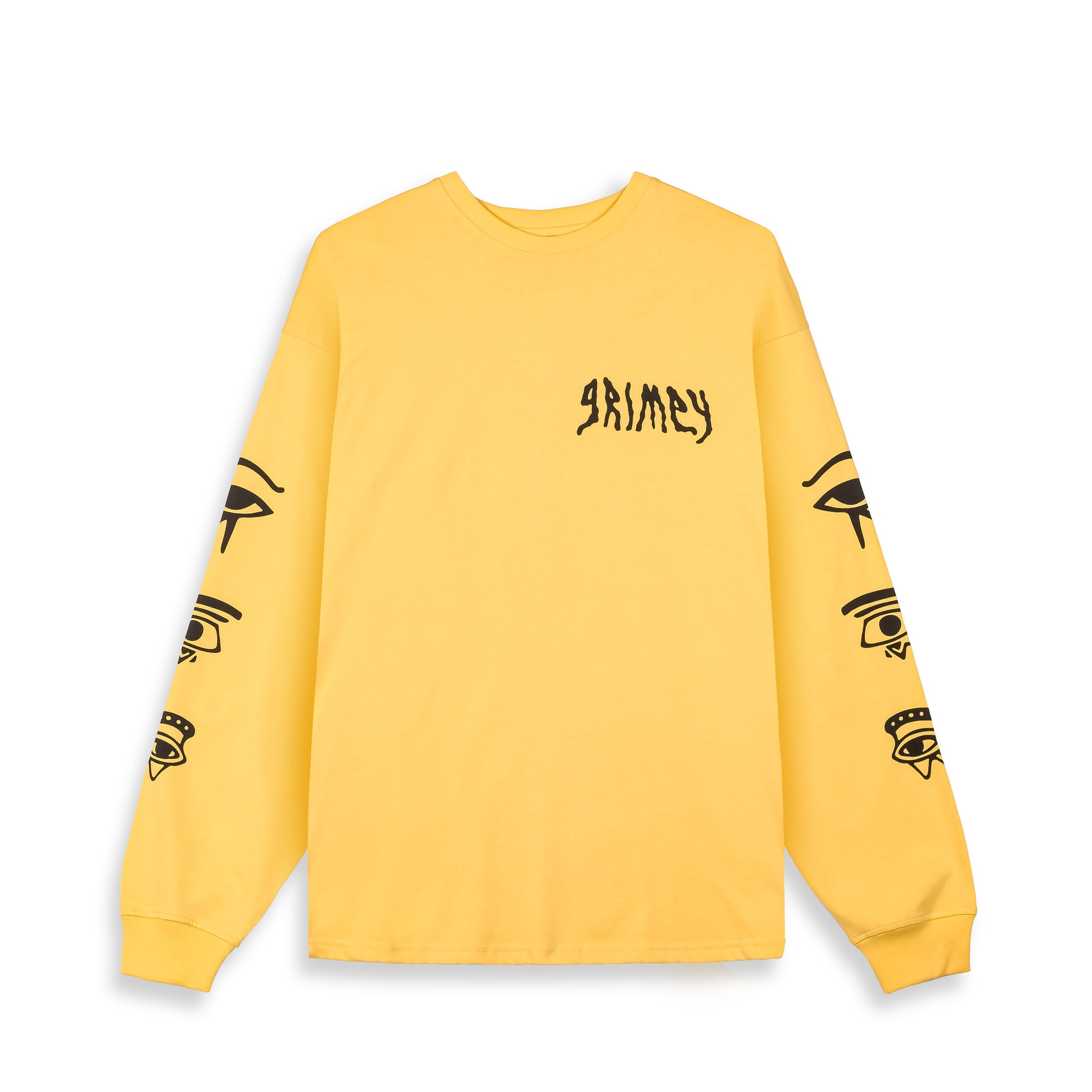 Grimey Long Sleeve Tee 100% Cotton. Peace Within Long Sleeve