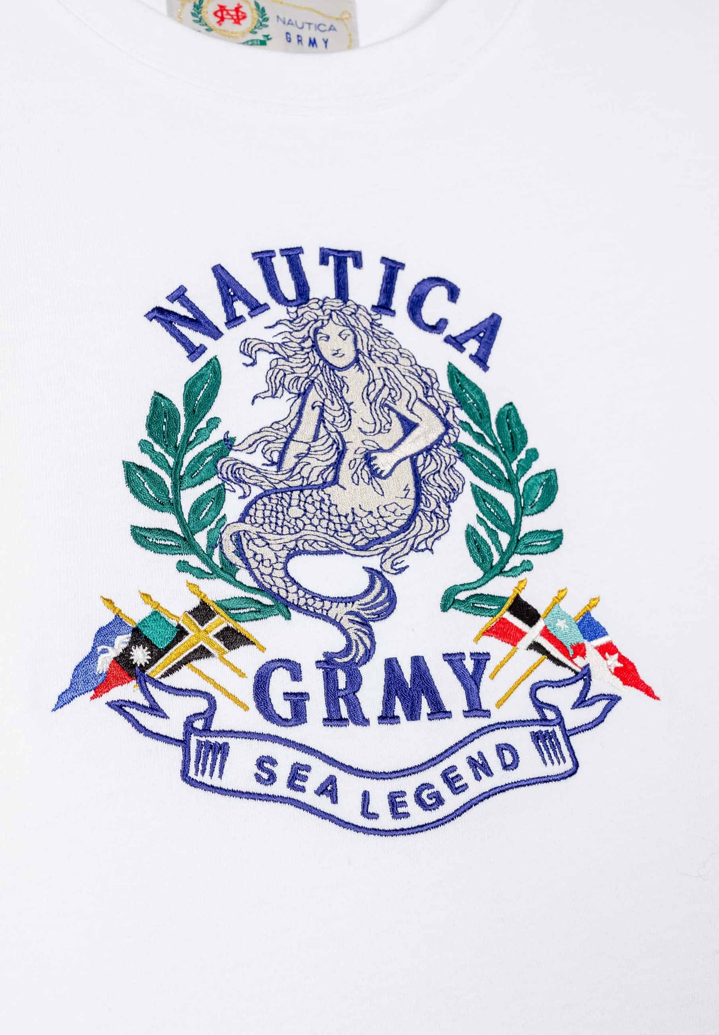 THE SEA LEGEND NAUTICA  X GRMY REGULAR TEE WHITE