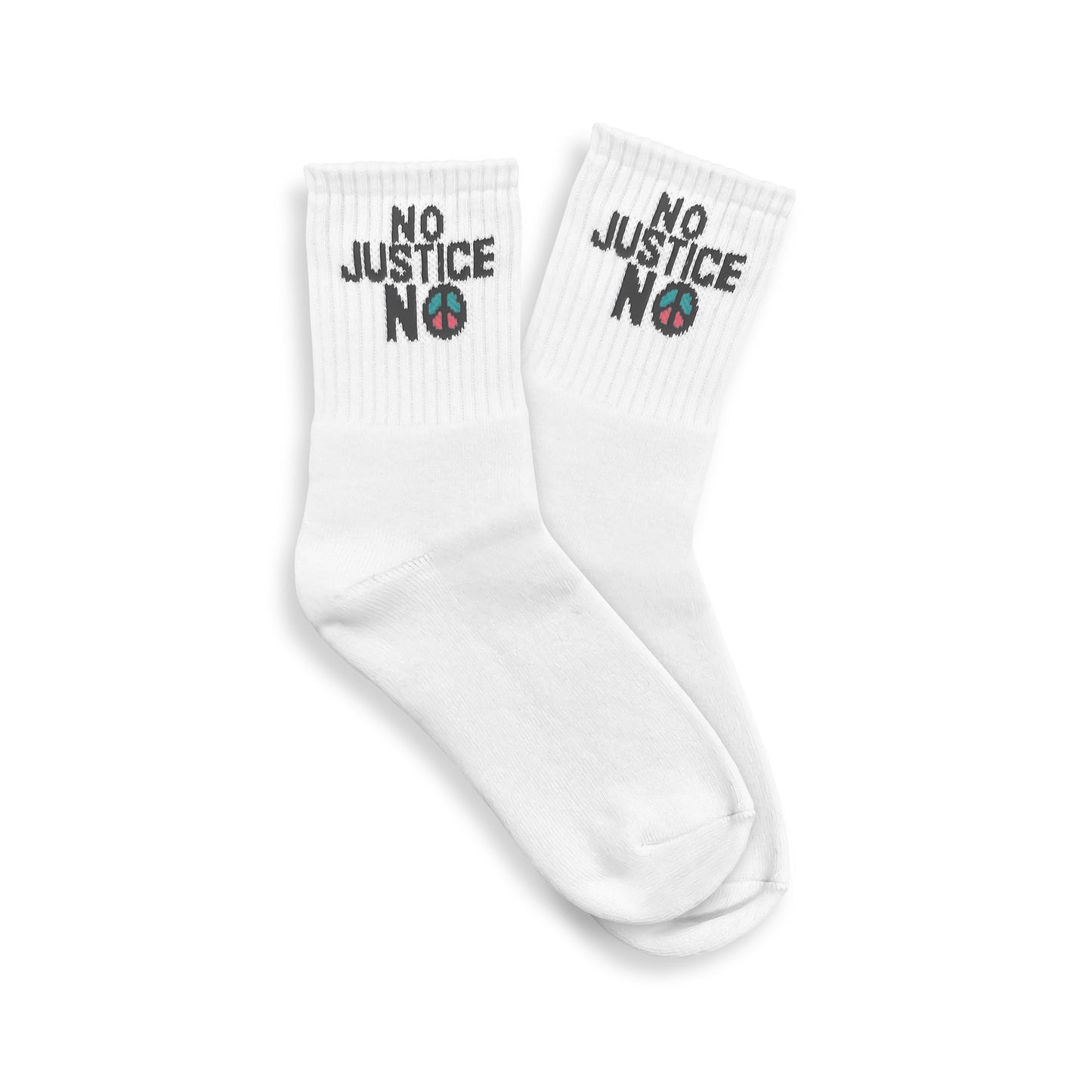 PEACE WITHIN NO JUSTICE NO SOCKS OWHT
