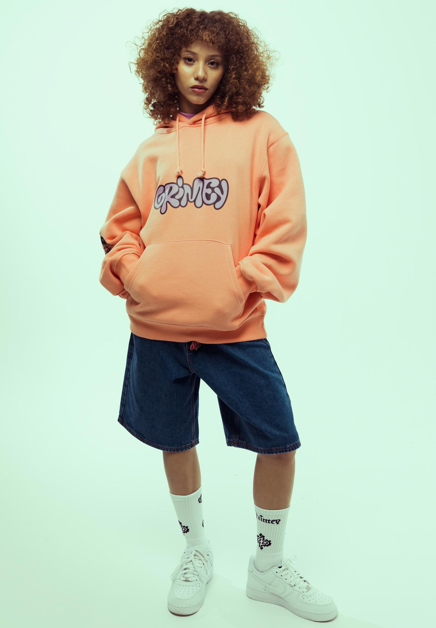 BLOODSUCKER VINTAGE HOODIE ORANGE