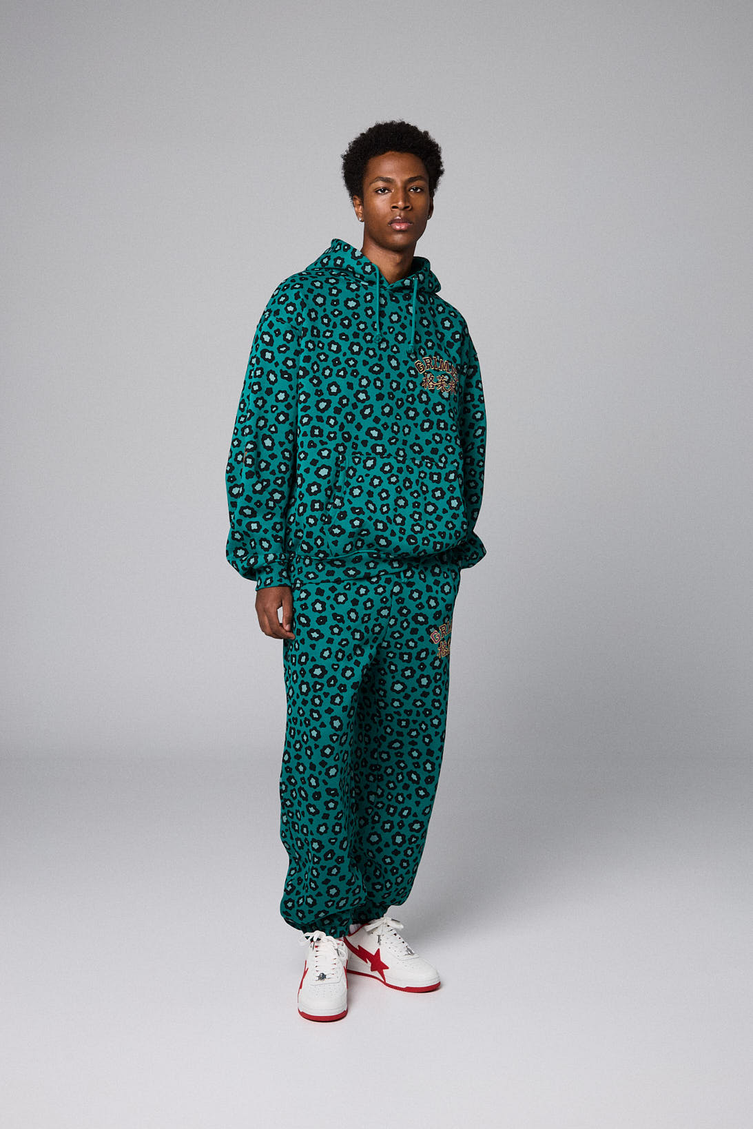 ROYAL PAW BOXY HOODIE GREEN