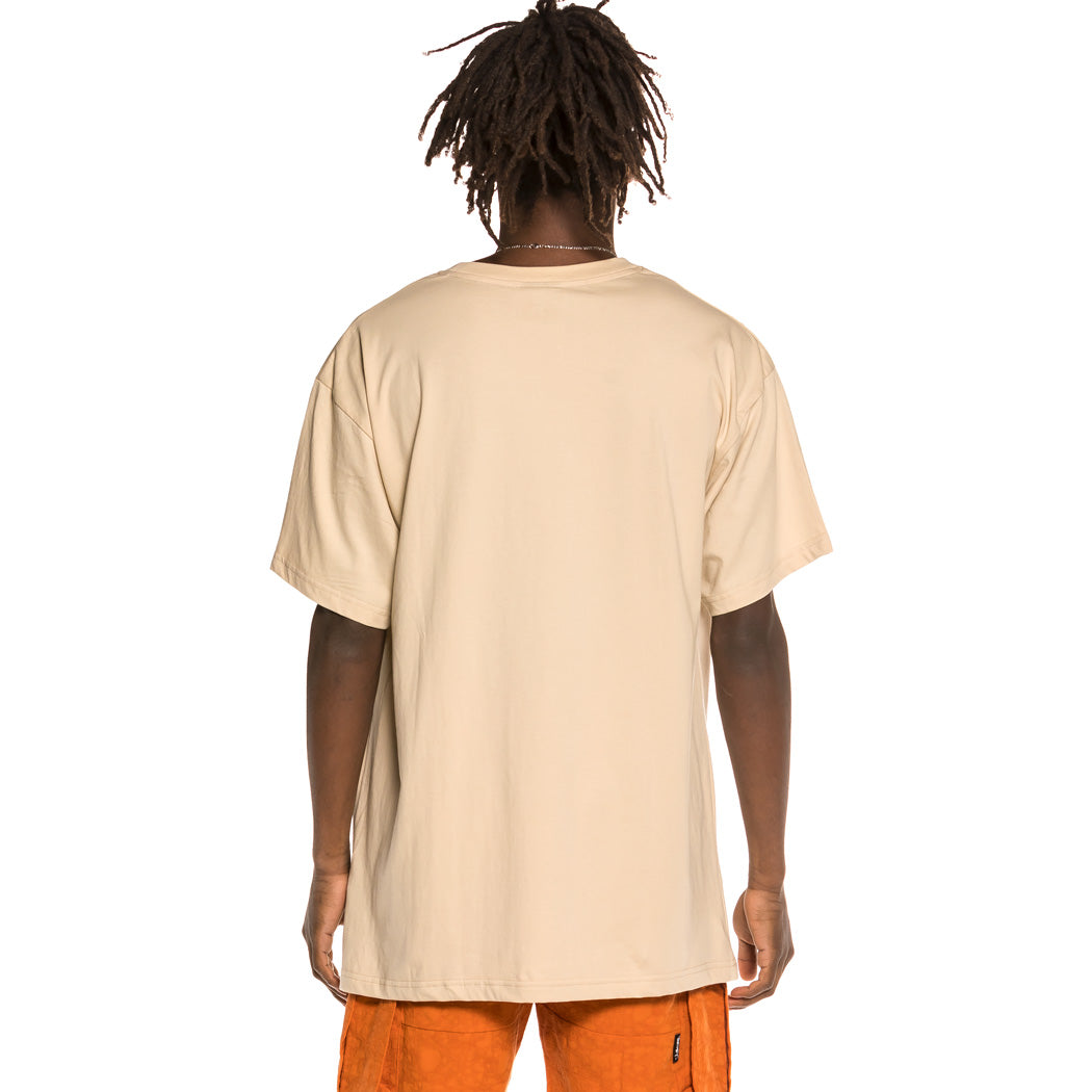 GRIMEY GRIMEY BOX LOGO TEE SAND
