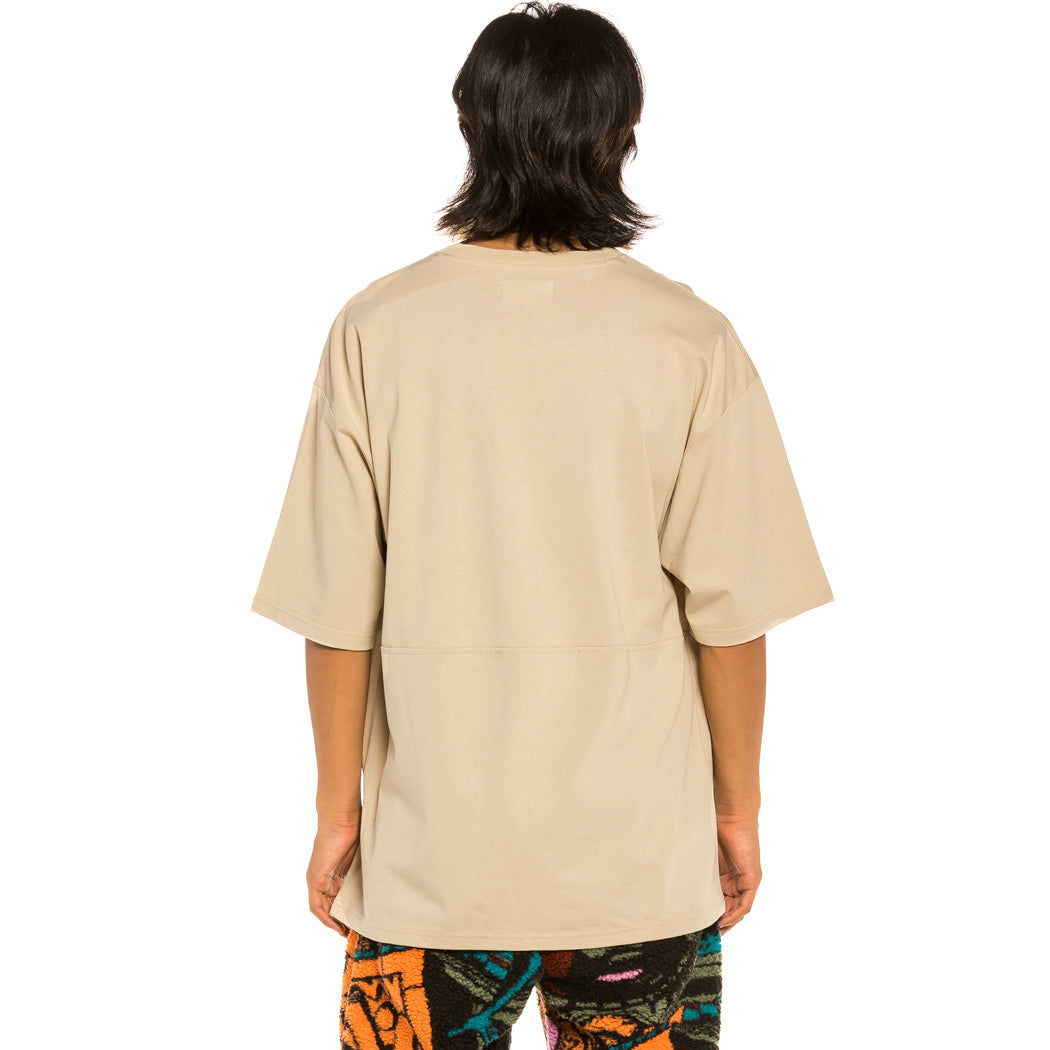 GRIMEY SPACE LADY HEAVY WEIGHT TEE SAND
