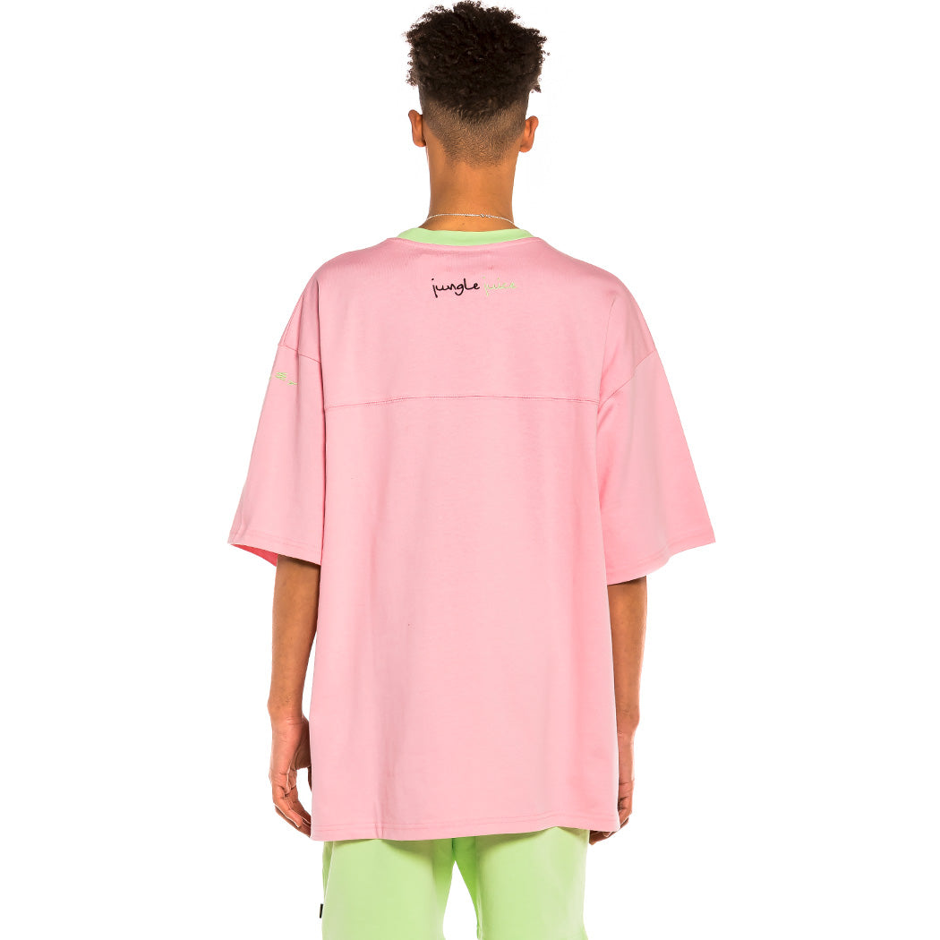 GRIMEY JUNGLE PUNCH HEAVY WEIGHT TEE PINK