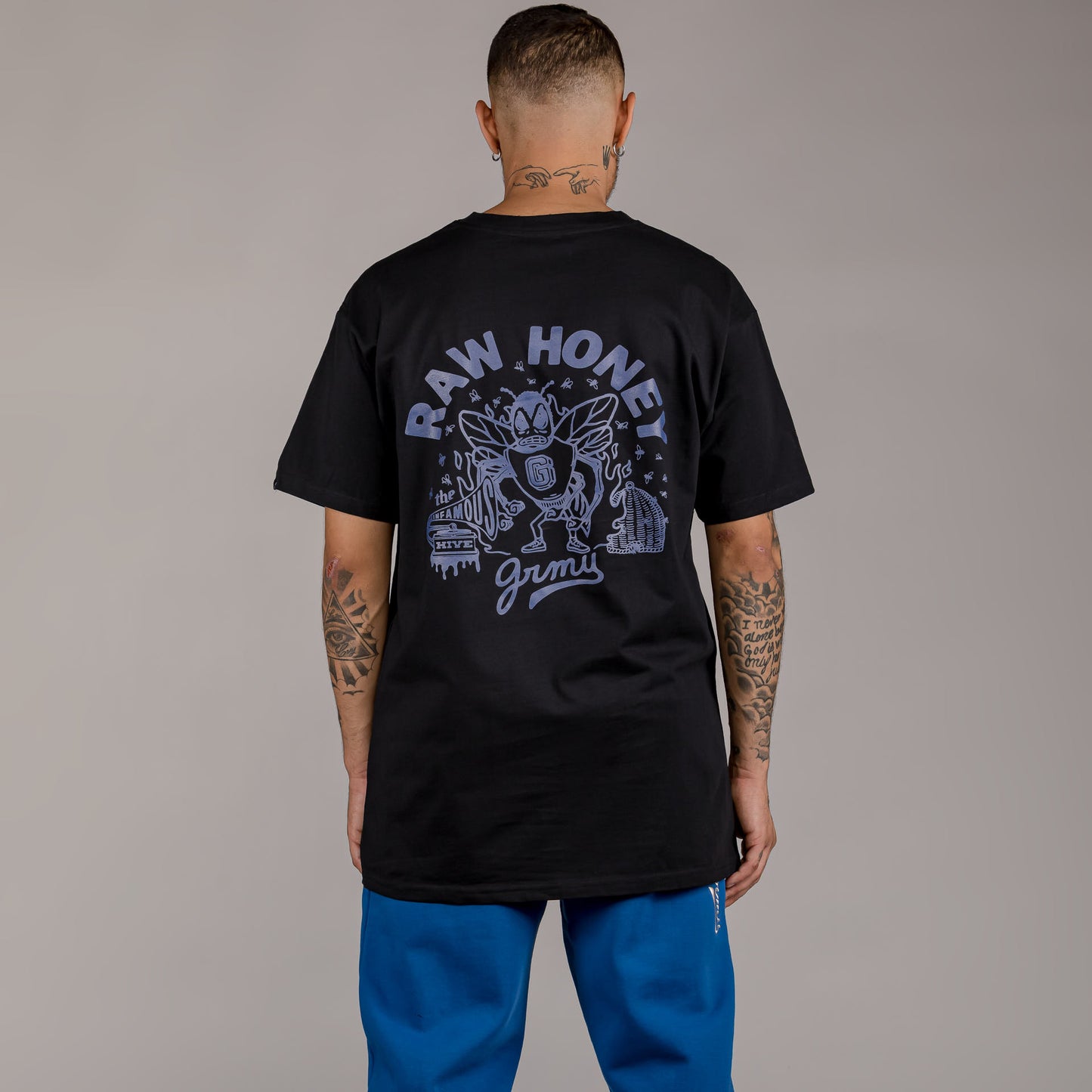 GRIMEY HIVE TEE BLACK