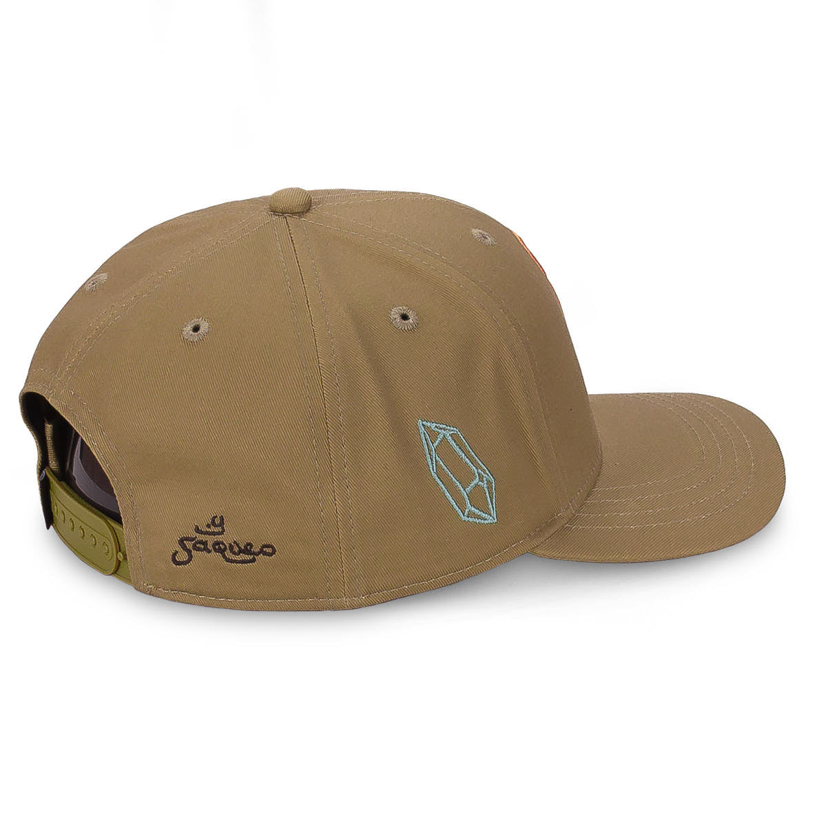 GRIMEY LOST BOYS CURVED VISOR SNAPBACK CAP BROWN