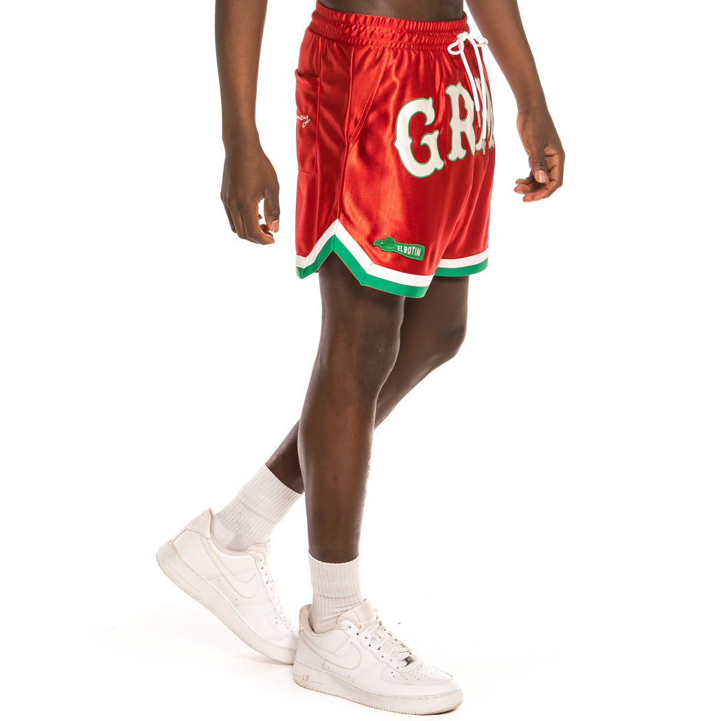 GRIMEY THE LOOT RUNNING SHORTS RED
