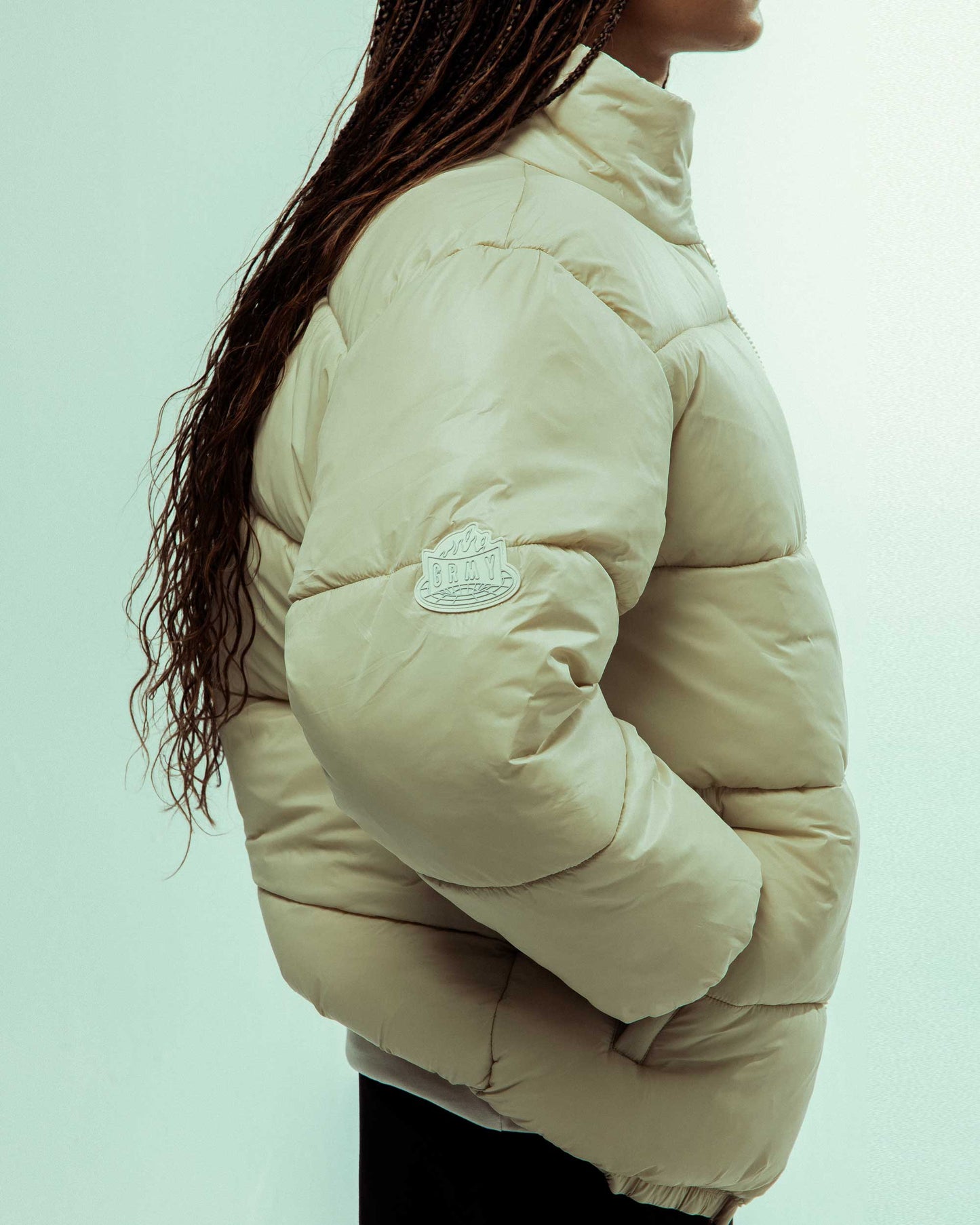 BACK AT YOU PUFFER JACKET CREAM