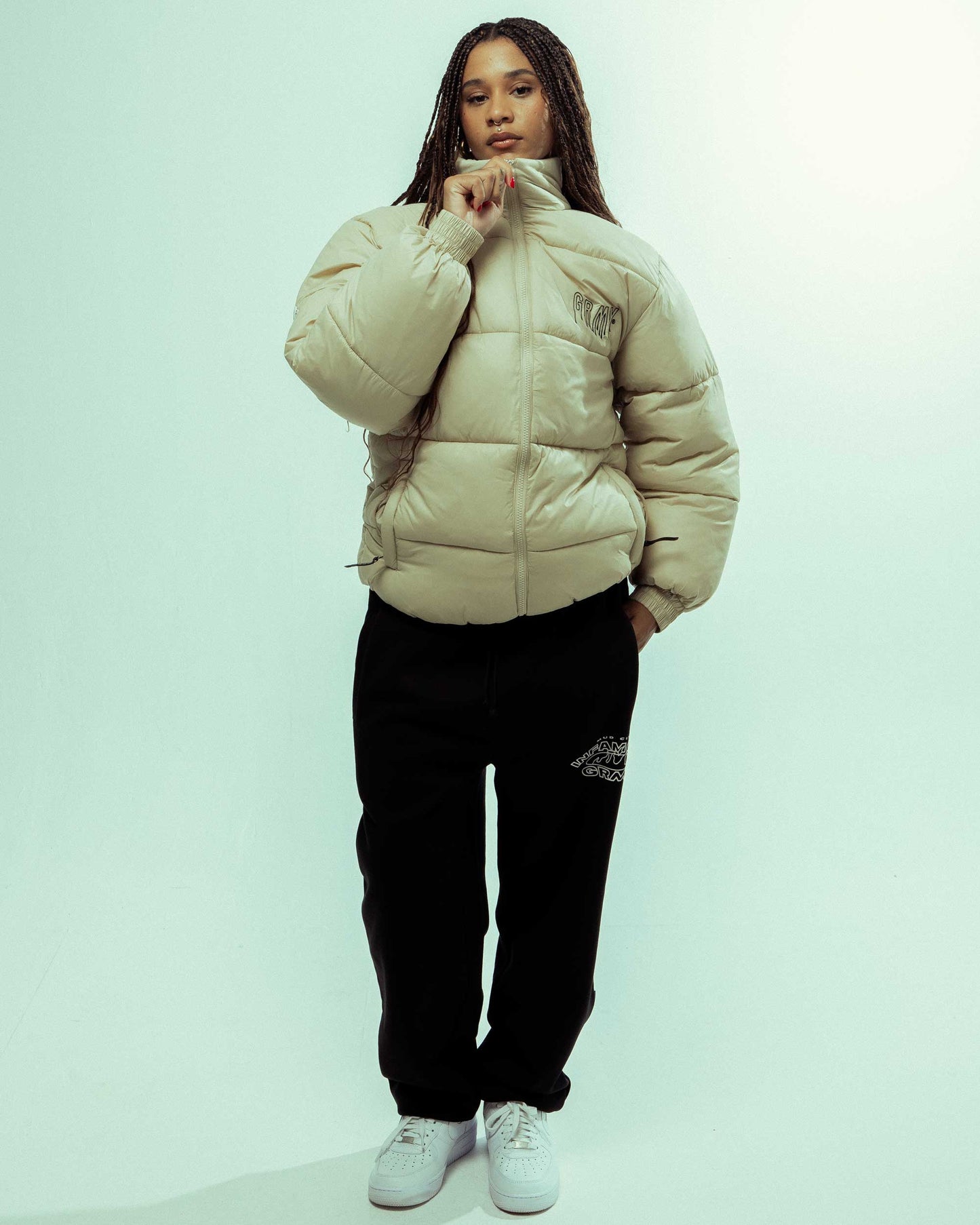 BACK AT YOU PUFFER JACKET CREAM