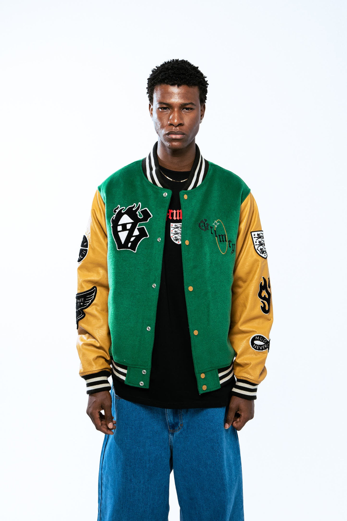 SAOIRSE BASEBALL JACKET GREEN