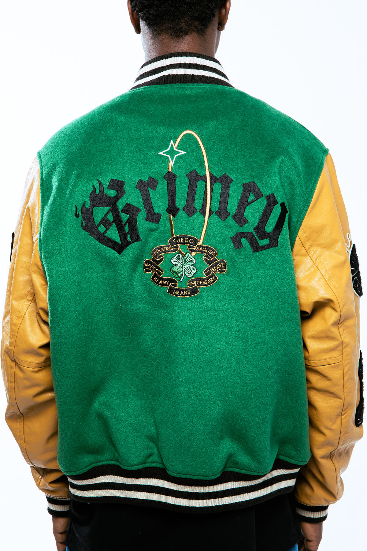 SAOIRSE BASEBALL JACKET GREEN