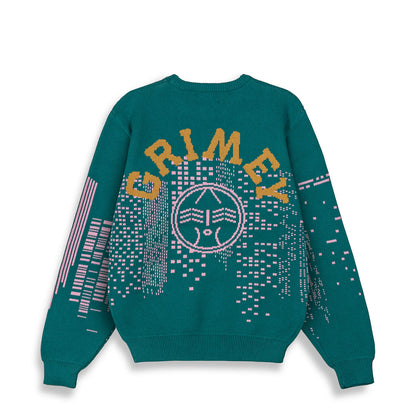 ROYAL PAW KNIT SWEATER GREEN