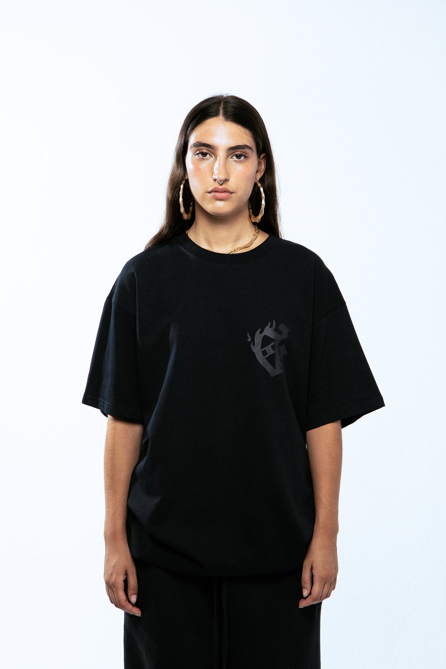 SAOIRSE REGULAR TEE BLACK