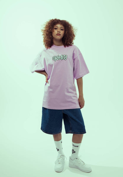 BLOODSUCKER OVERSIZED HEAVYWEIGHT TEE VIOLET