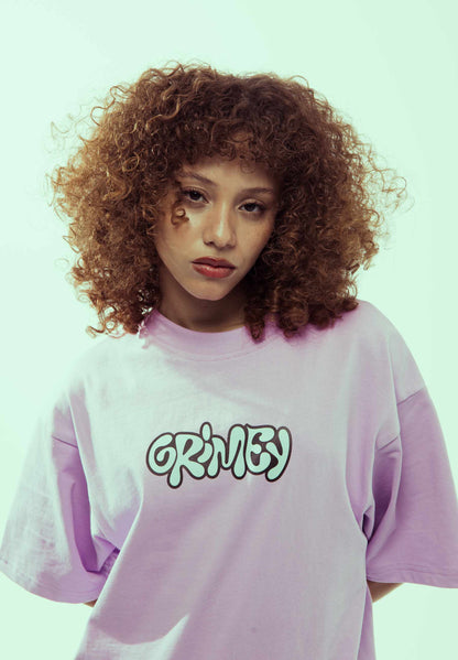BLOODSUCKER OVERSIZED HEAVYWEIGHT TEE VIOLET
