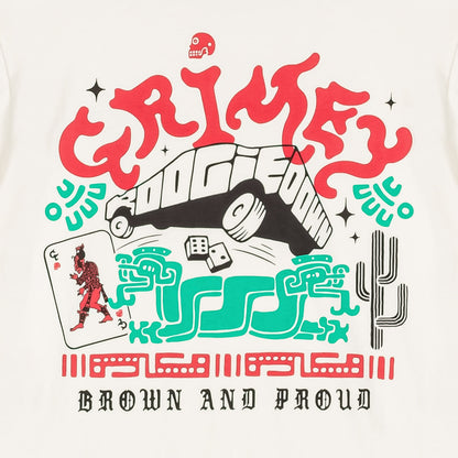 CAUSING PANIC THE CHARLESTON BLVD REGULAR TEE WHITE