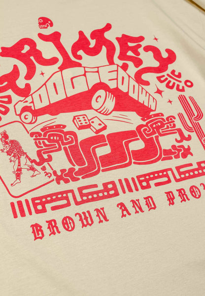 CAUSING PANIC LONG SLEEVE TEE CREAM