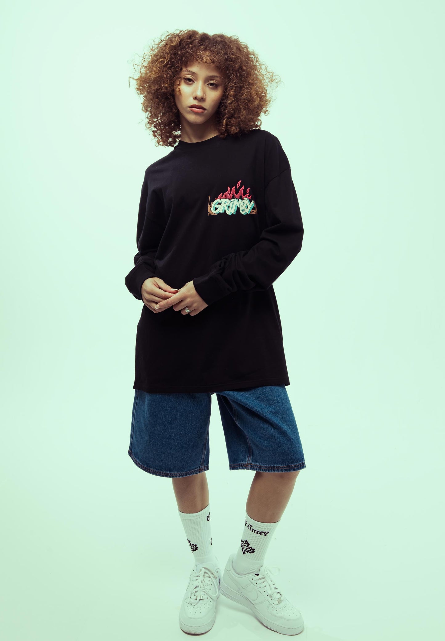 JURASSIC PROUD LONG SLEEVE TEE BLACK