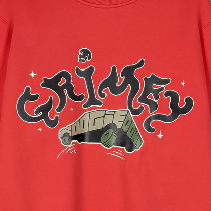 CAUSING PANIC THE CHARLESTON BLVD VINTAGE CREWNECK RED