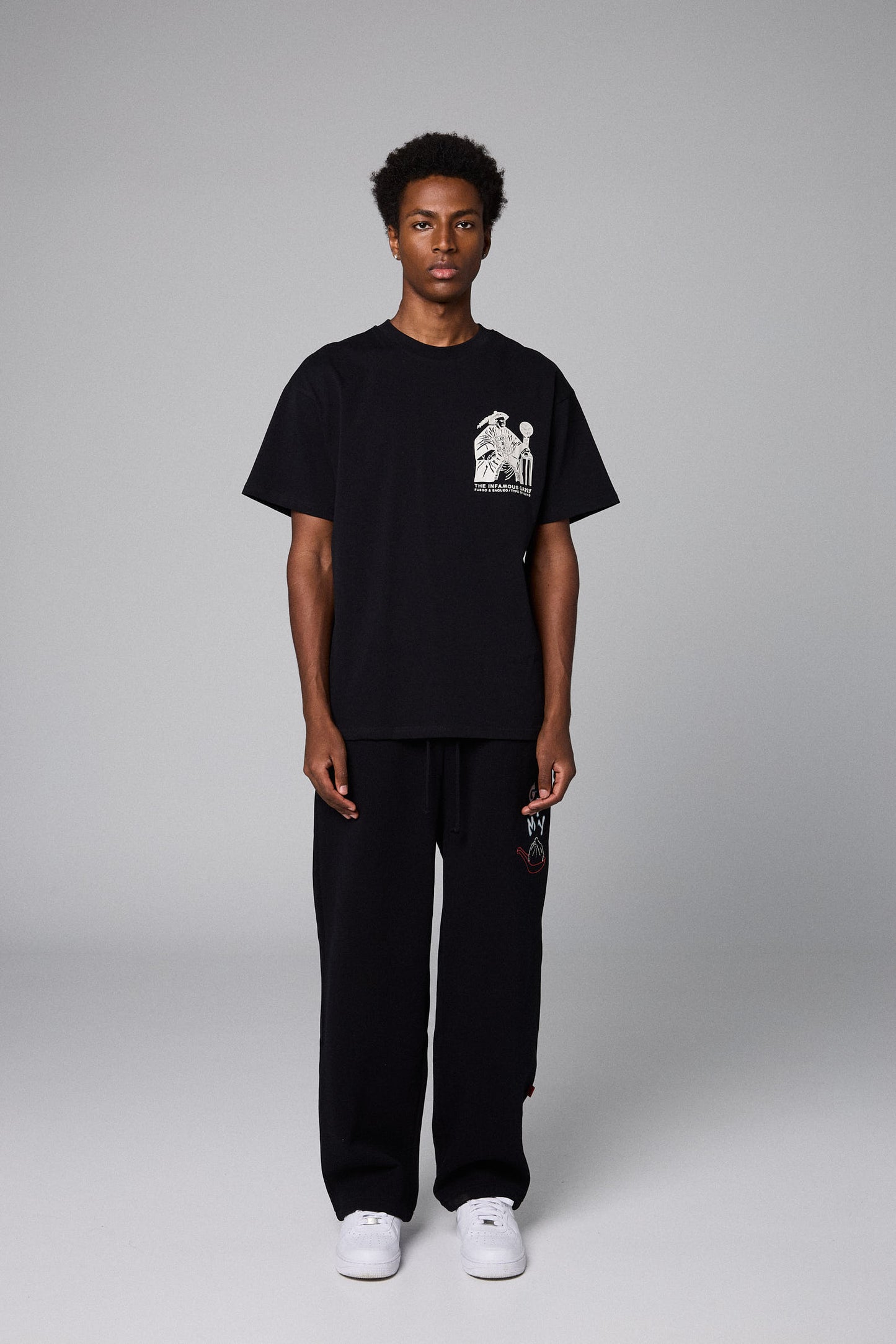 SAMPANS REGULAR TEE BLACK