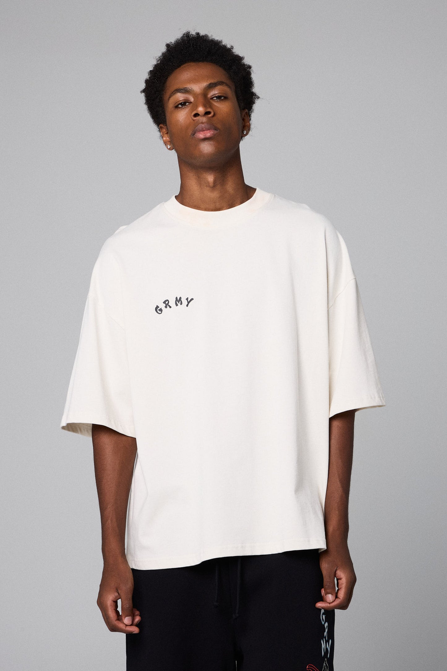 SAMPANS THE LORDS BOXY TEE OFF WHITE