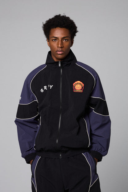 SAMPANS TRACK JACKET BLACK
