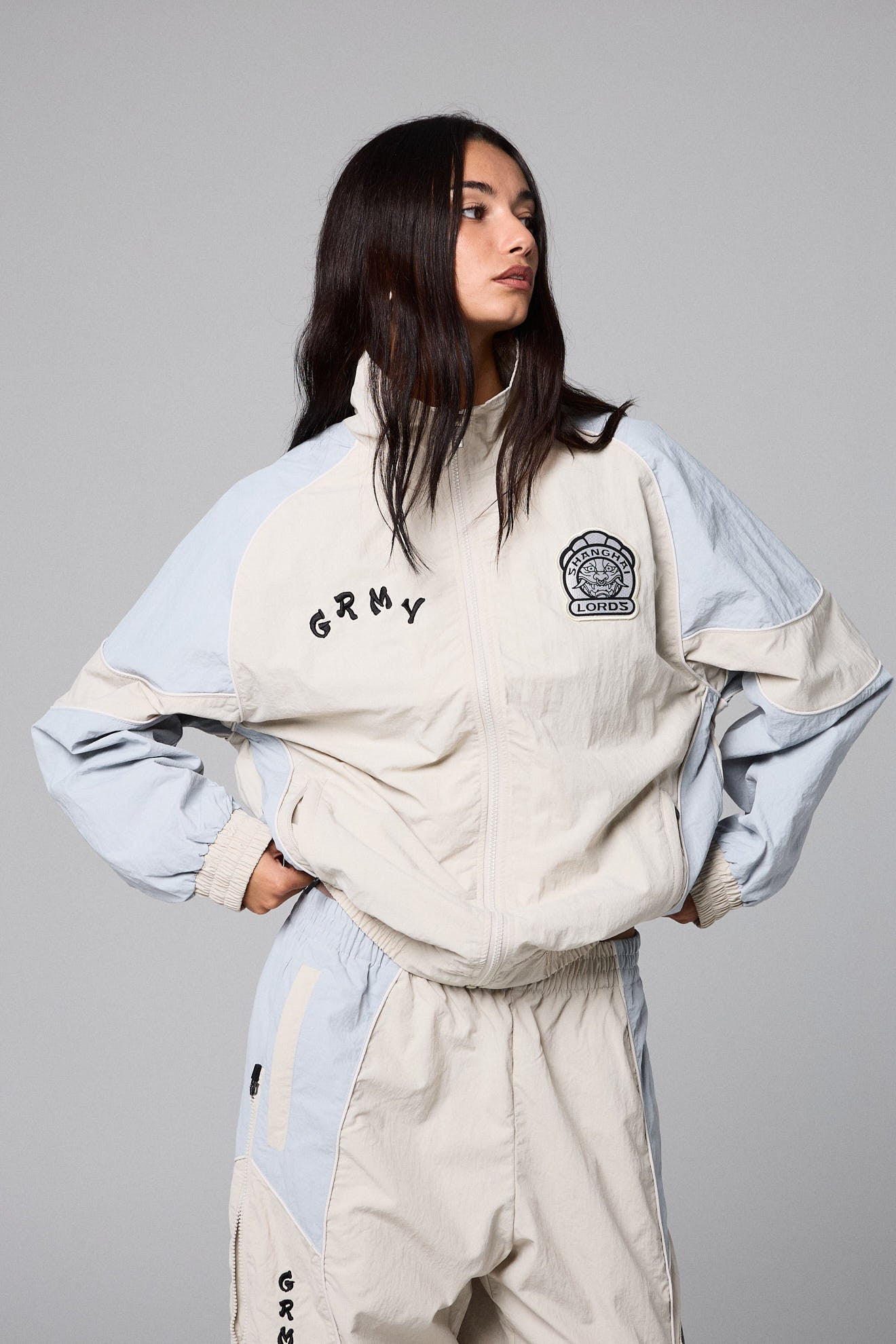 SAMPANS TRACK JACKET OFF WHITE