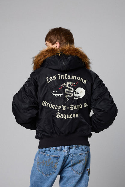 THE PLANET N-2B FLIGHT JACKET BLACK