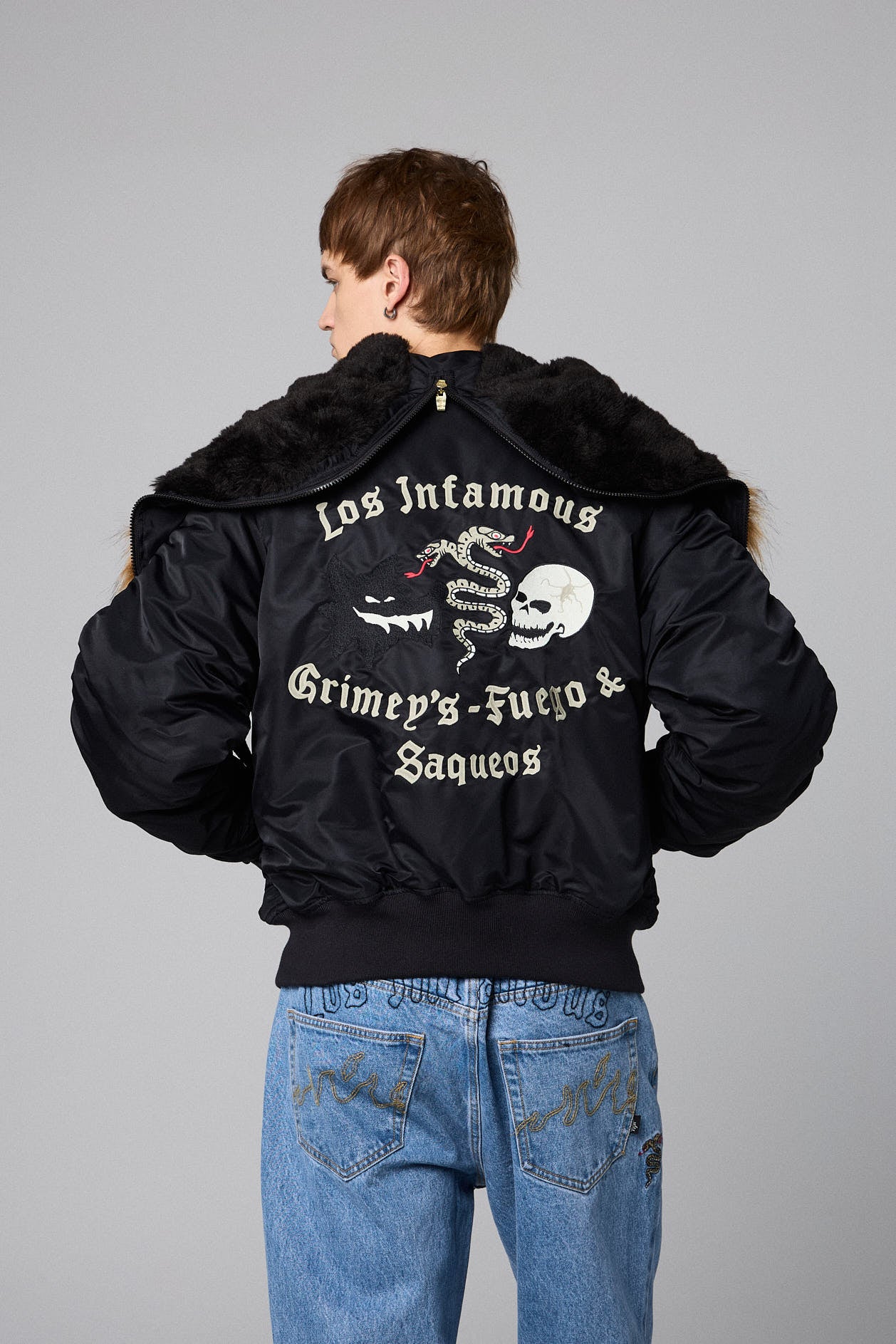 THE PLANET N-2B FLIGHT JACKET BLACK