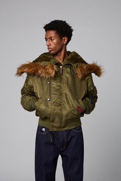 THE PLANET N-2B FLIGHT JACKET GREEN