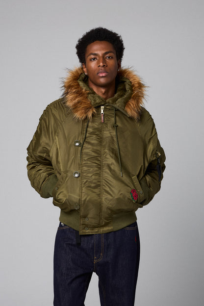 THE PLANET N-2B FLIGHT JACKET GREEN