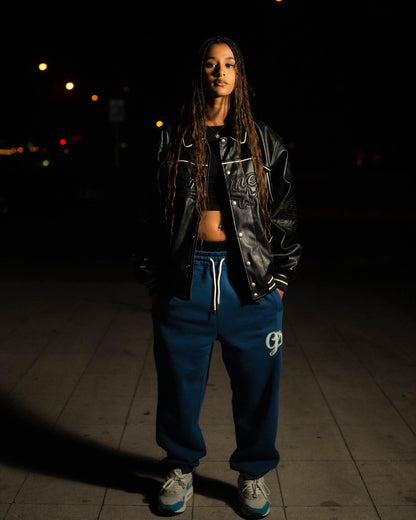 MADRID PU LEATHER JACKET BLACK