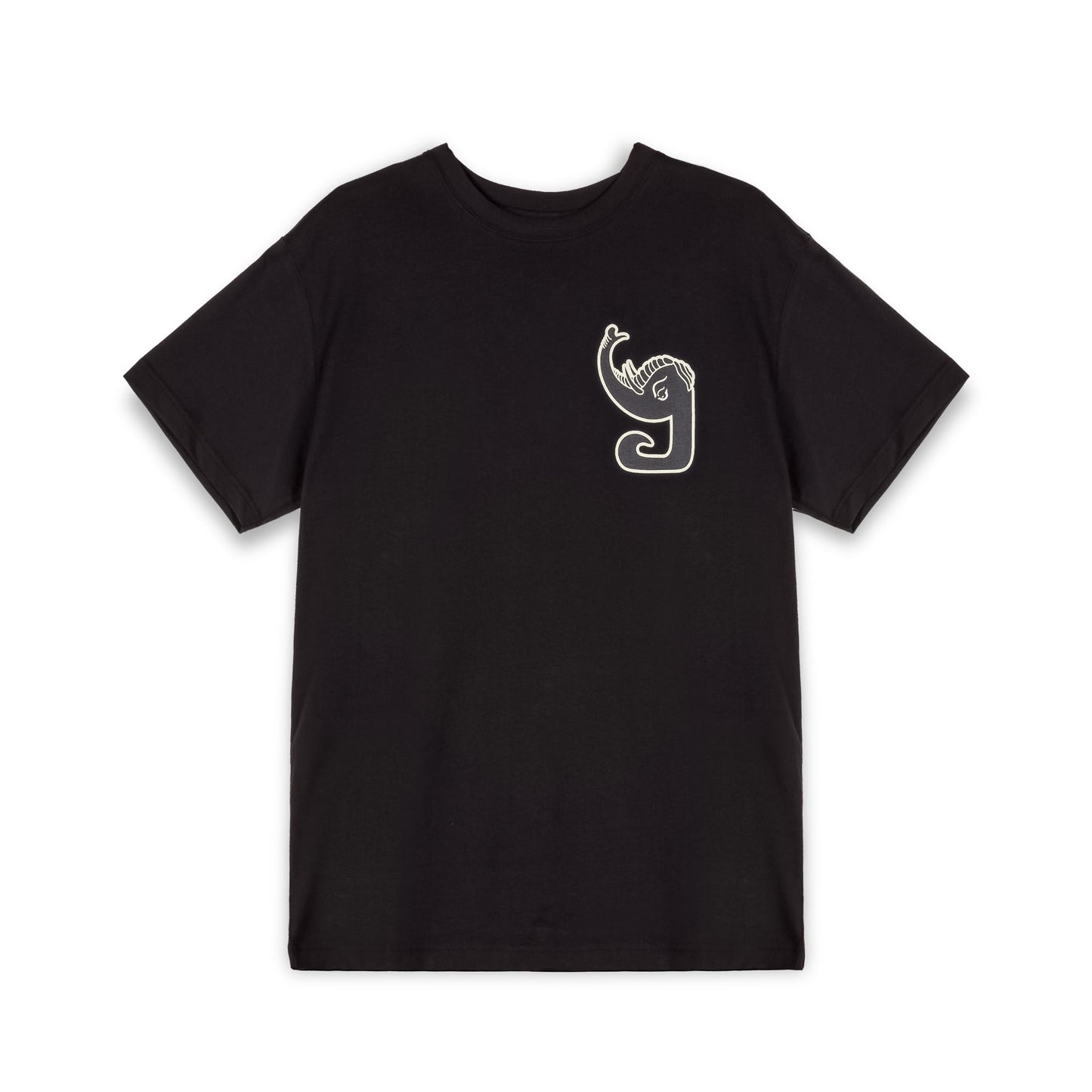 TUSKER TEMPLE REGULAR TEE BLACK