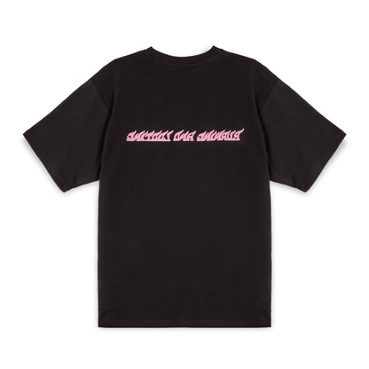 MELTED STONE OVERSIZED TEE BLACK