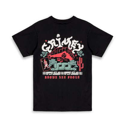CAUSING PANIC THE CHARLESTON BLVD REGULAR TEE BLACK