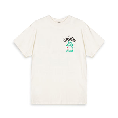 CAUSING PANIC THE CHARLESTON BLVD REGULAR TEE WHITE