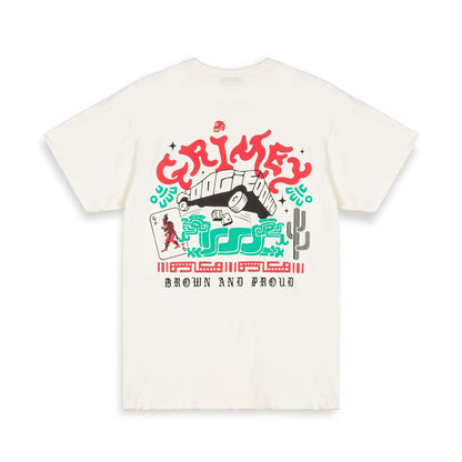 CAUSING PANIC THE CHARLESTON BLVD REGULAR TEE WHITE
