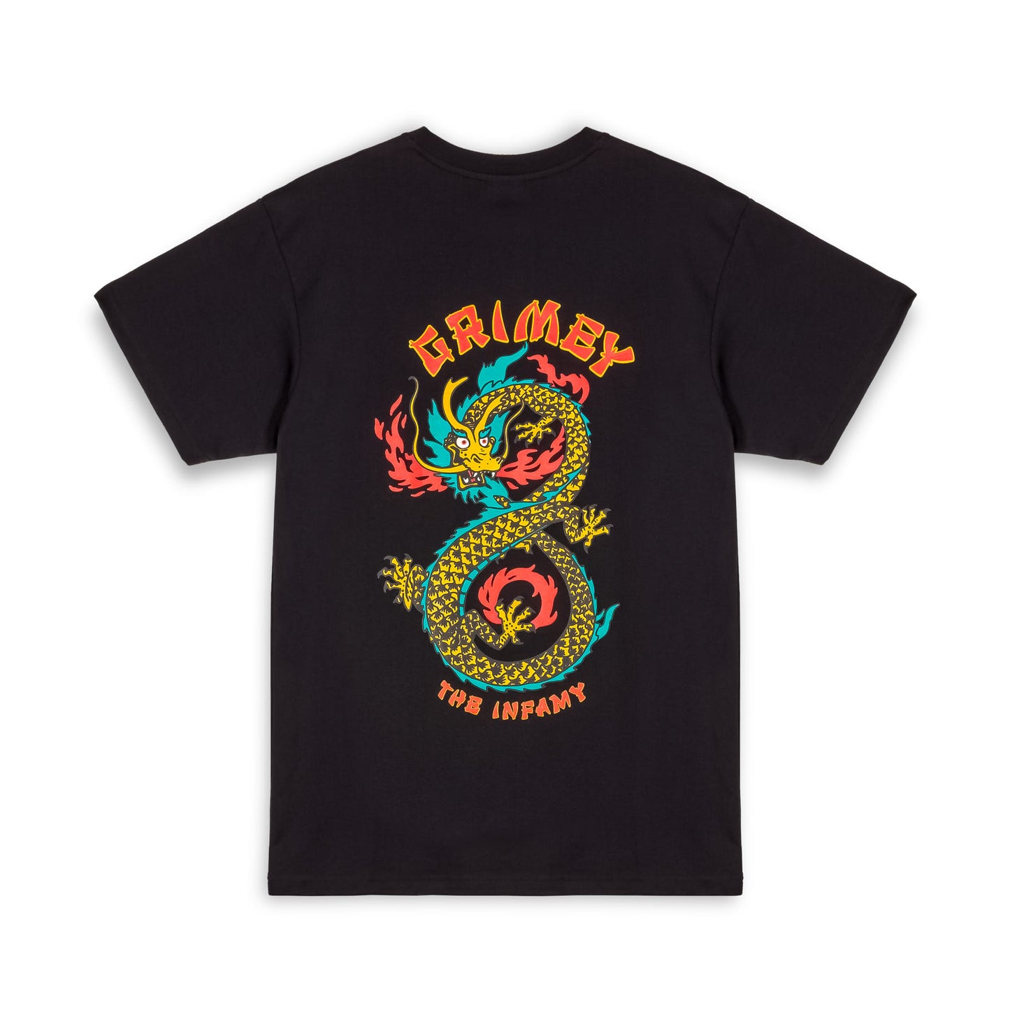 THE LUCKY DRAGON REGULAR TEE BLACK