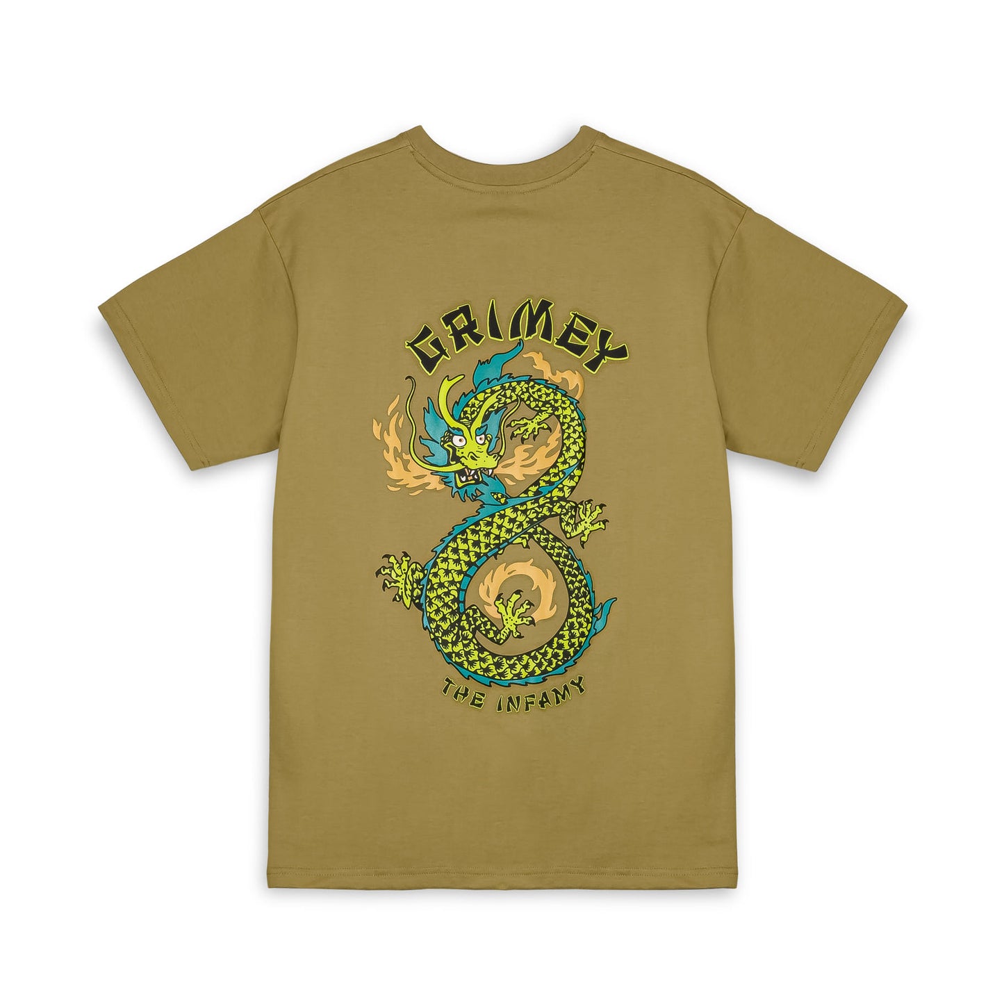 THE LUCKY DRAGON REGULAR TEE MILLITARY GREEN