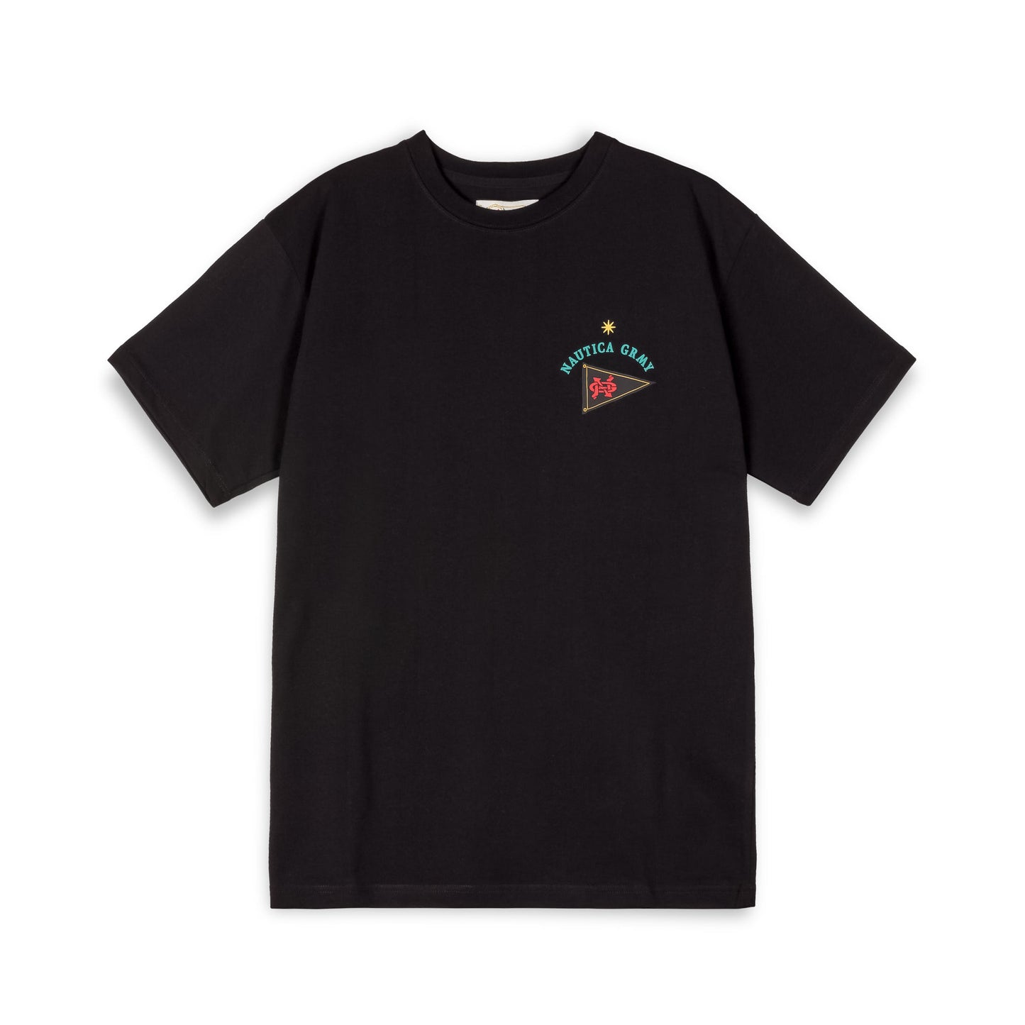 MIGHTY HARMONIST NAUTICA X GRMY REGULAR TEE BLACK