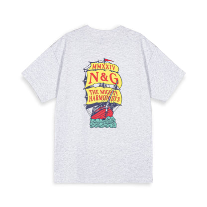 MIGHTY HARMONIST NAUTICA X GRMY REGULAR TEE SPORT GREY