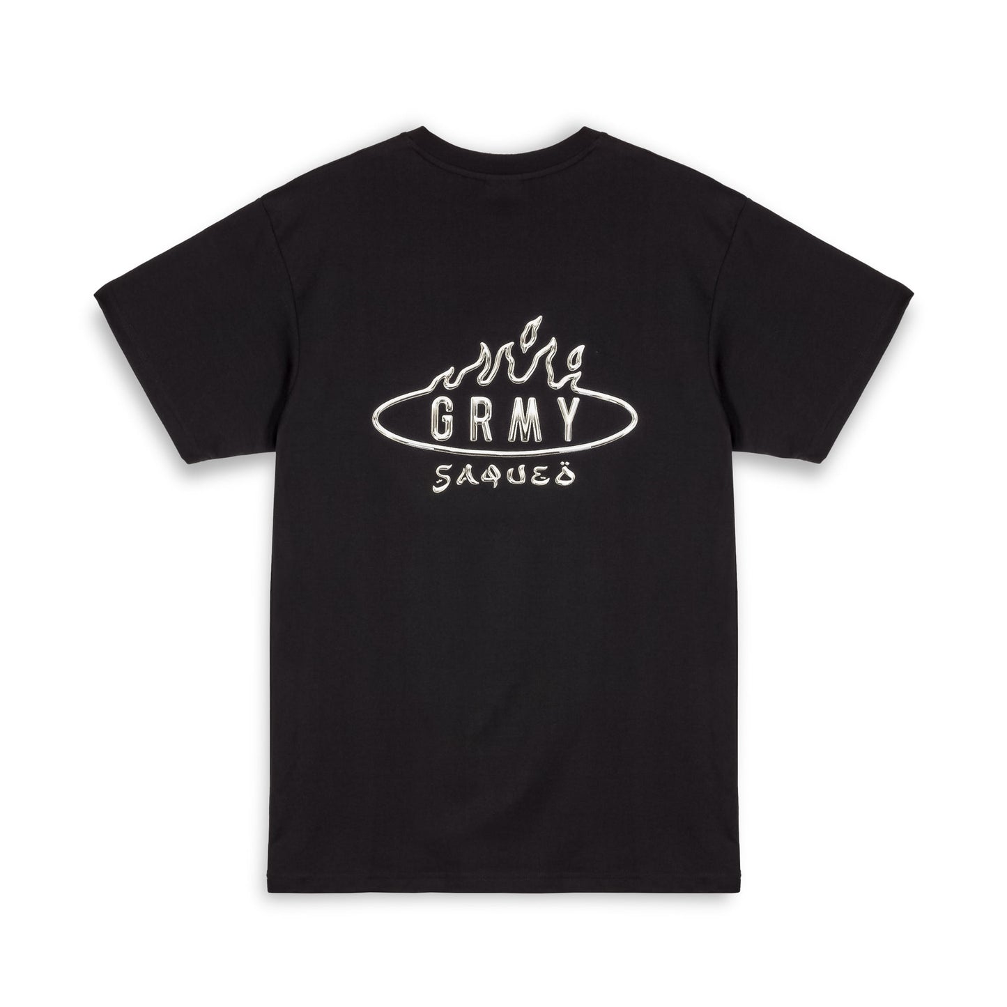 BURN IN FLAMES THE ANVIL REGULAR TEE BLACK