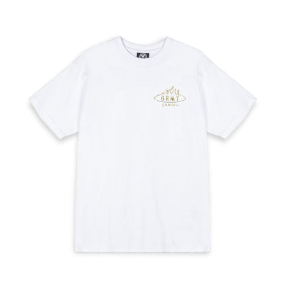BURN IN FLAMES THE ANVIL REGULAR TEE WHITE